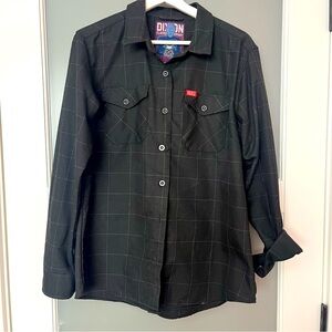 WOMENS DIXXON LONGSLEEVE FLANNEL PINHEAD